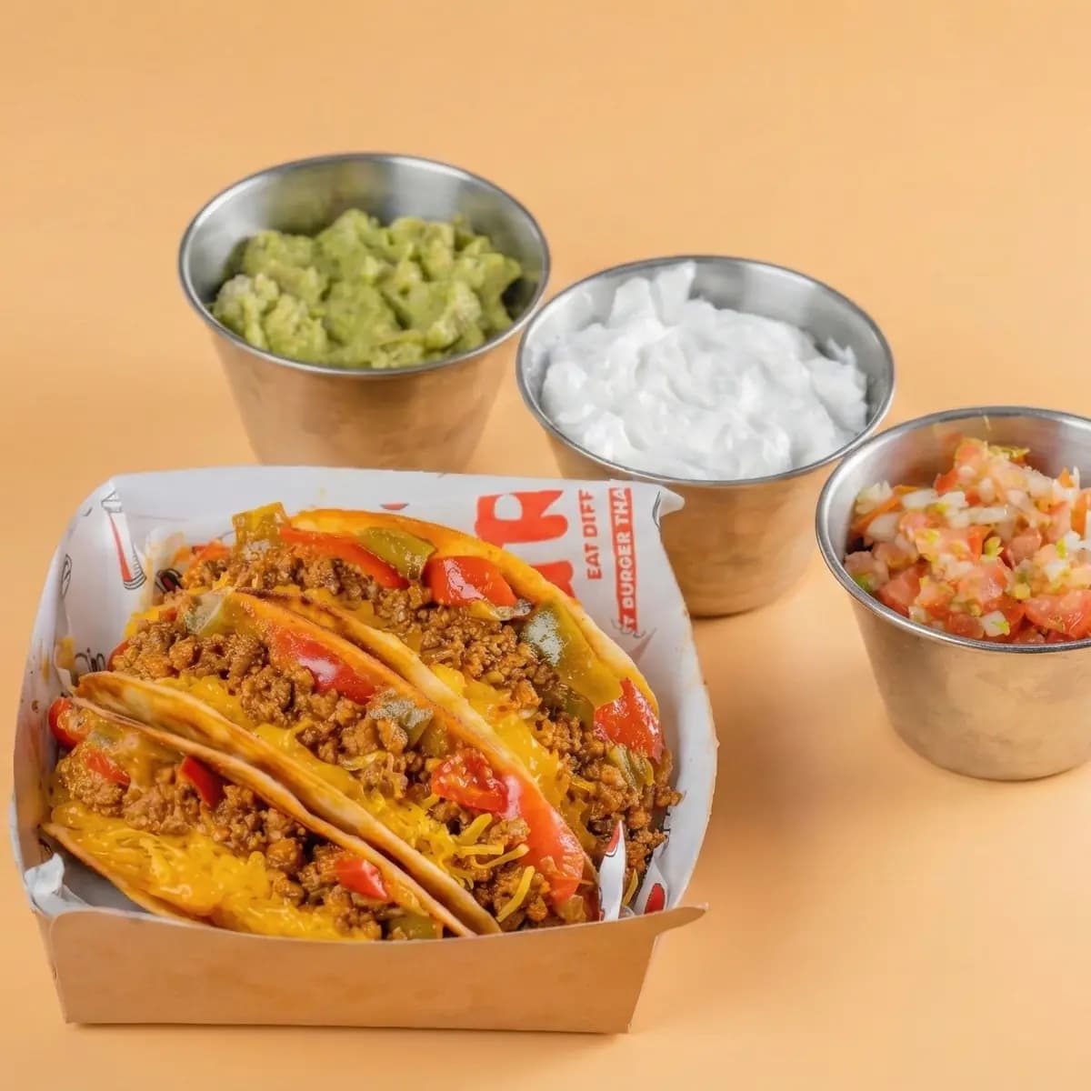 TEX-MEX — Spicy taquitos, beef & chicken